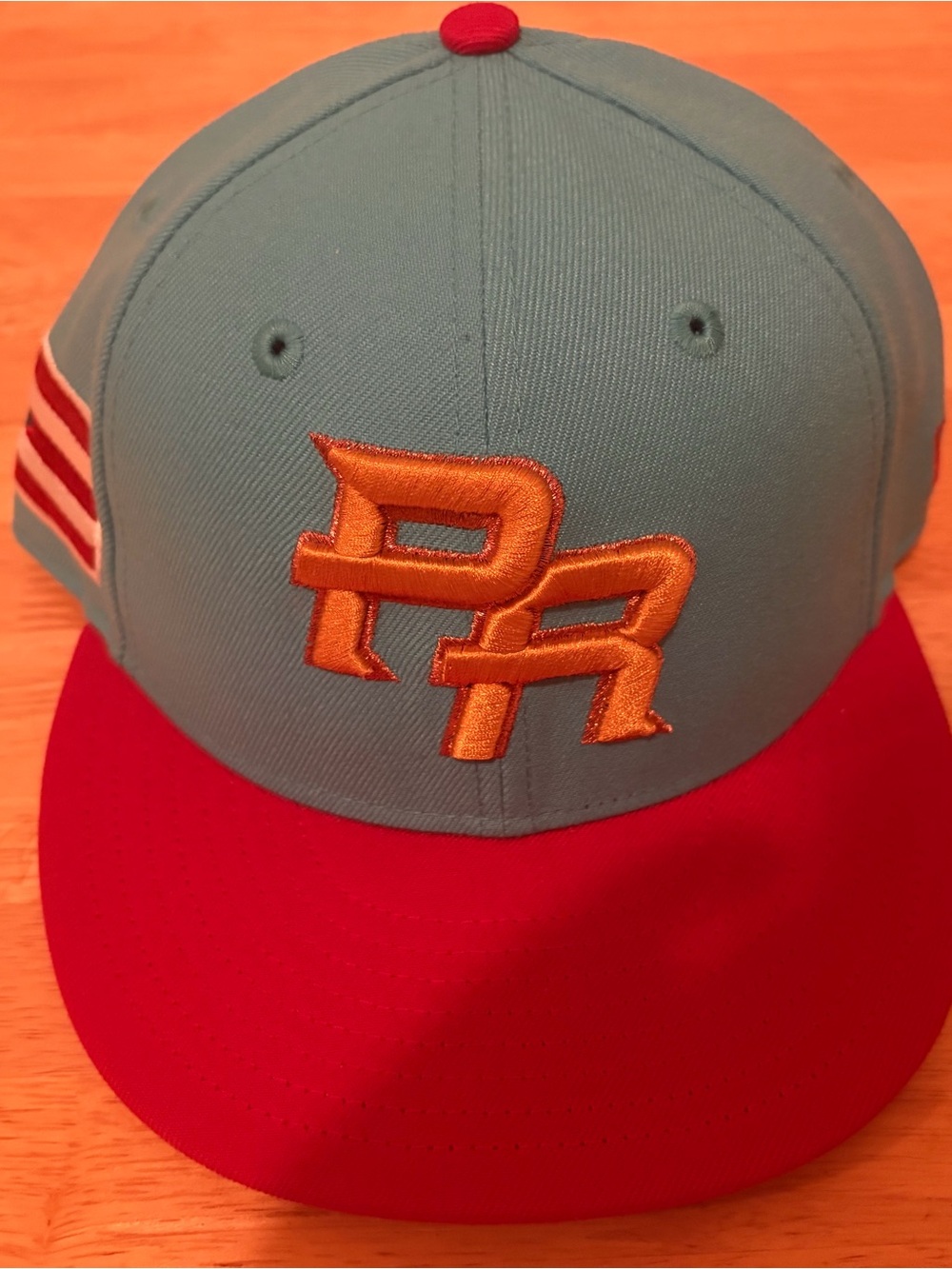 BRAND NEW Puerto Rico PR Vice Blue Red New Era Cap Hat Size 7 1/4 WBC